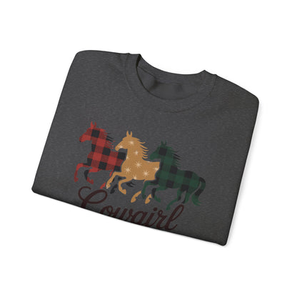 Cowgirl Christmas Crewneck Sweatshirt