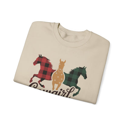 Cowgirl Christmas II Crewneck Sweatshirt