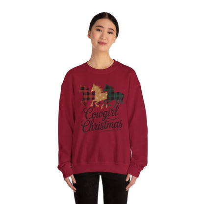 Cowgirl Christmas Crewneck Sweatshirt