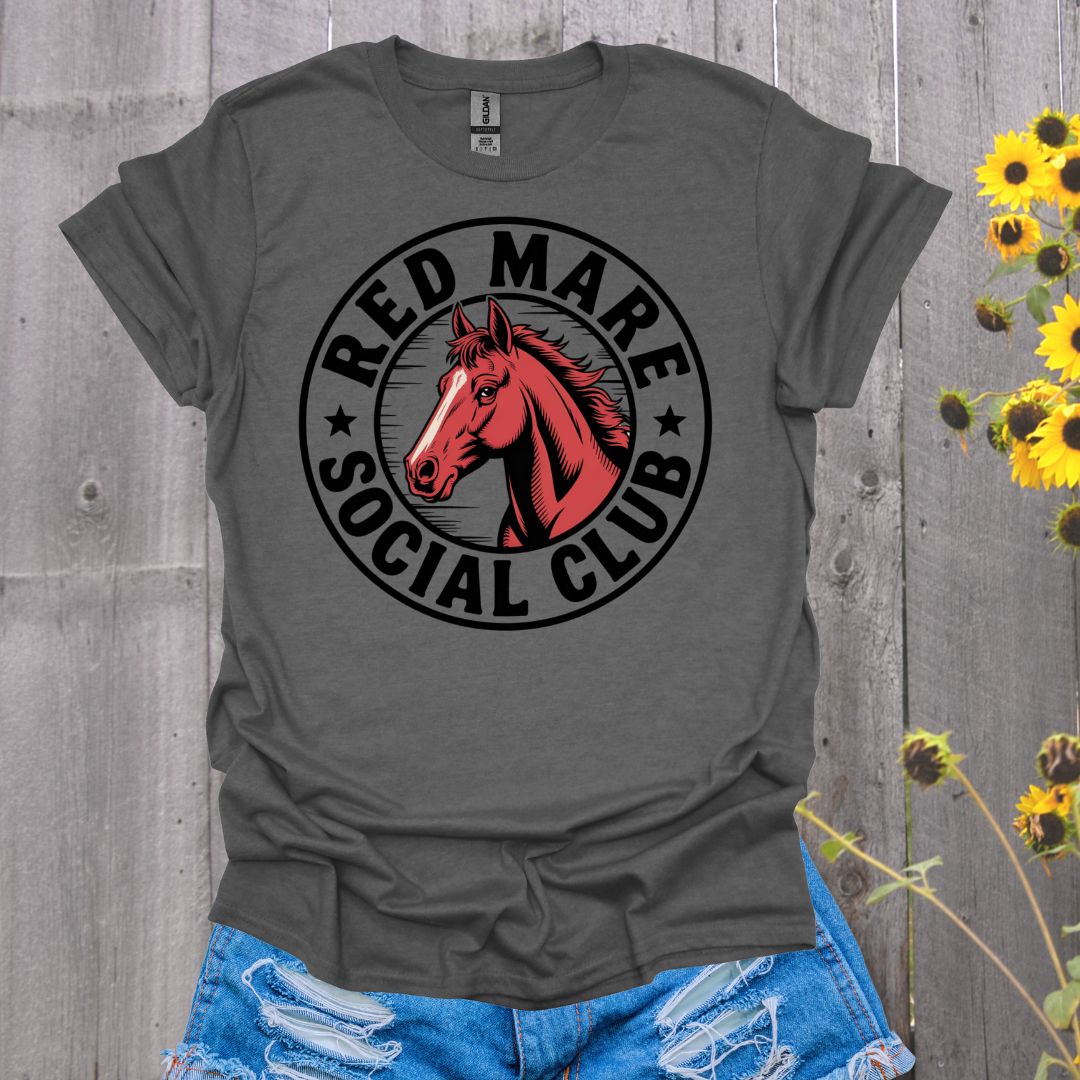 Red Mare Social Club Horse T-Shirt