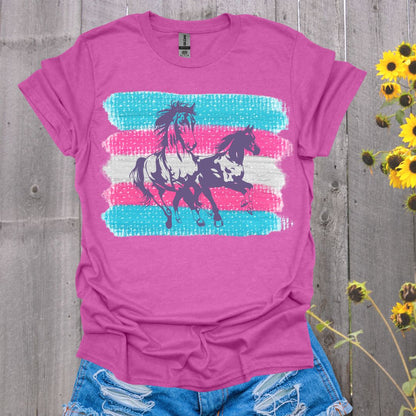 Trans Flag Horse T-Shirt