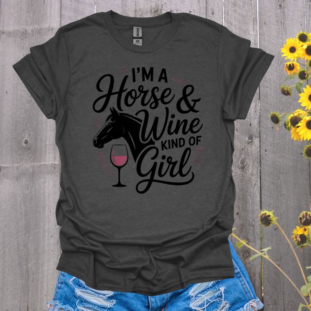 Horses and Wine Softstyle T-Shirt