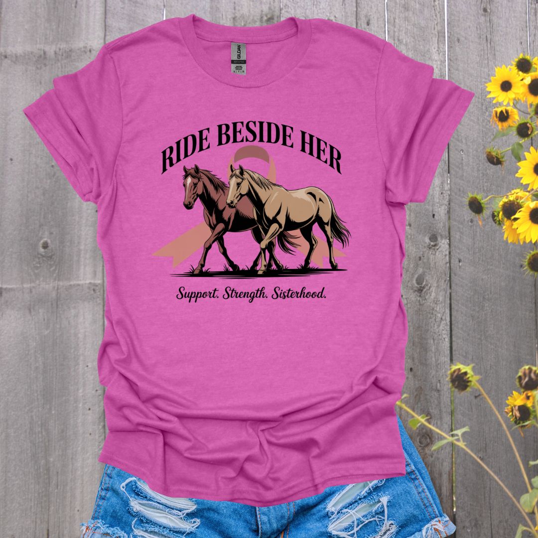 Ride Beside Her Horse T-Shirt