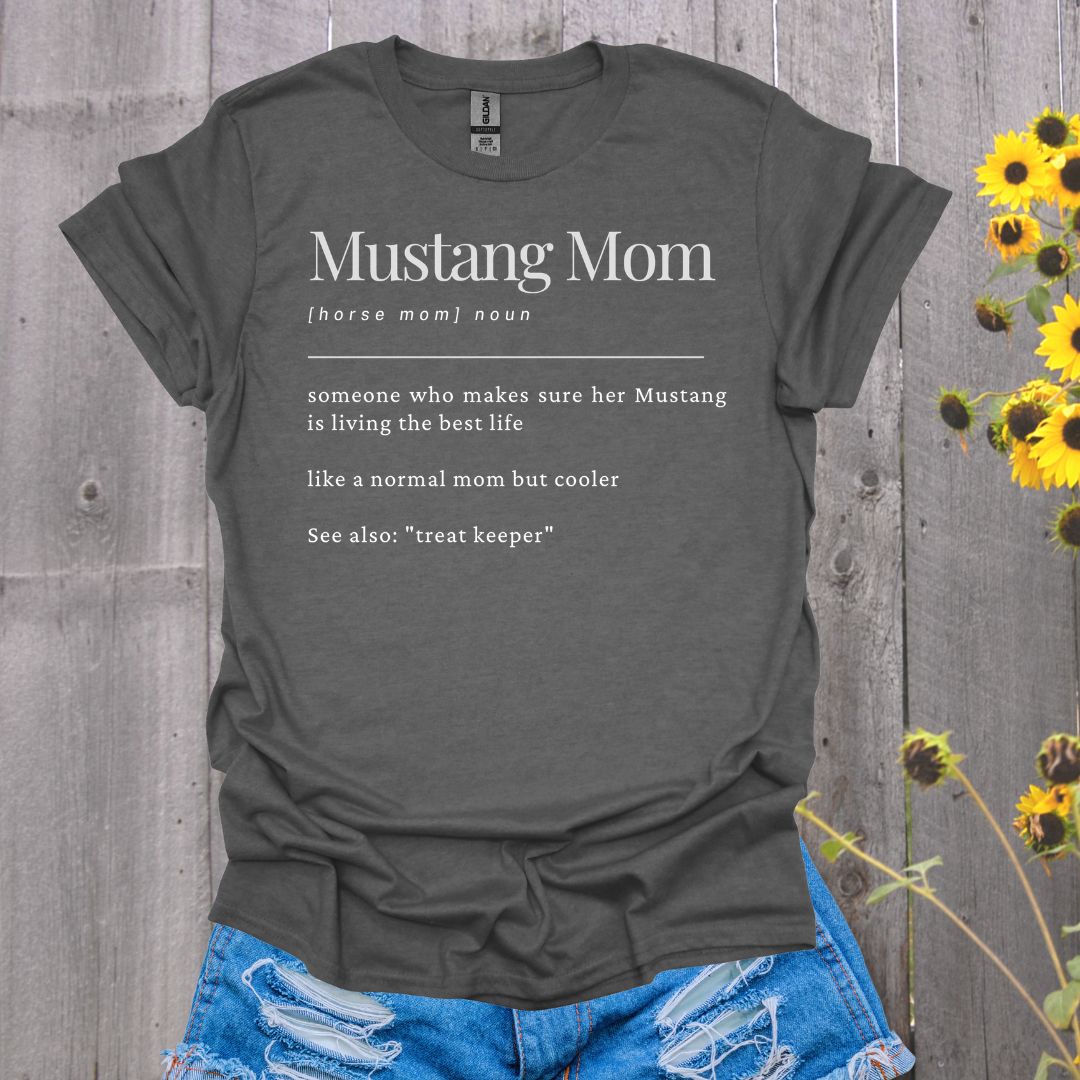 Mustang Mom Horse T-shirt
