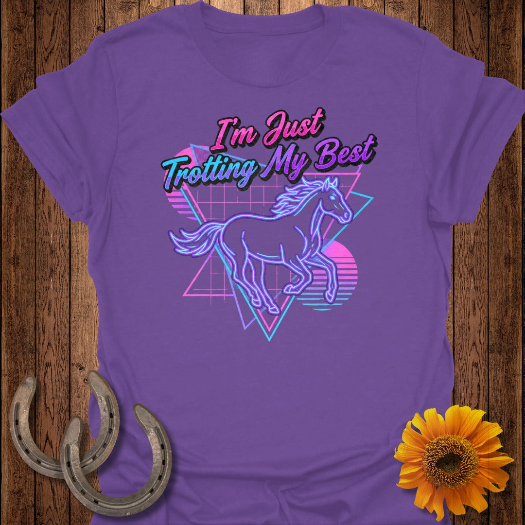 I'm Just Trotting My Best Horse Riding T-Shirt