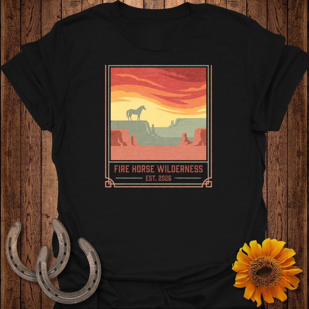Fire Horse Wilderness Est. 2026 Graphic Shirt