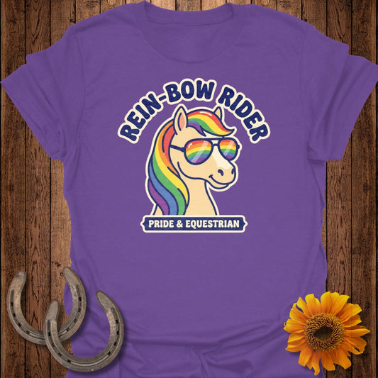 Rein-Bow Rider Pride & Equestrian T-Shirt Product