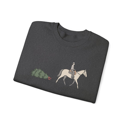 Horse and Tree Crewneck Sweatshirt