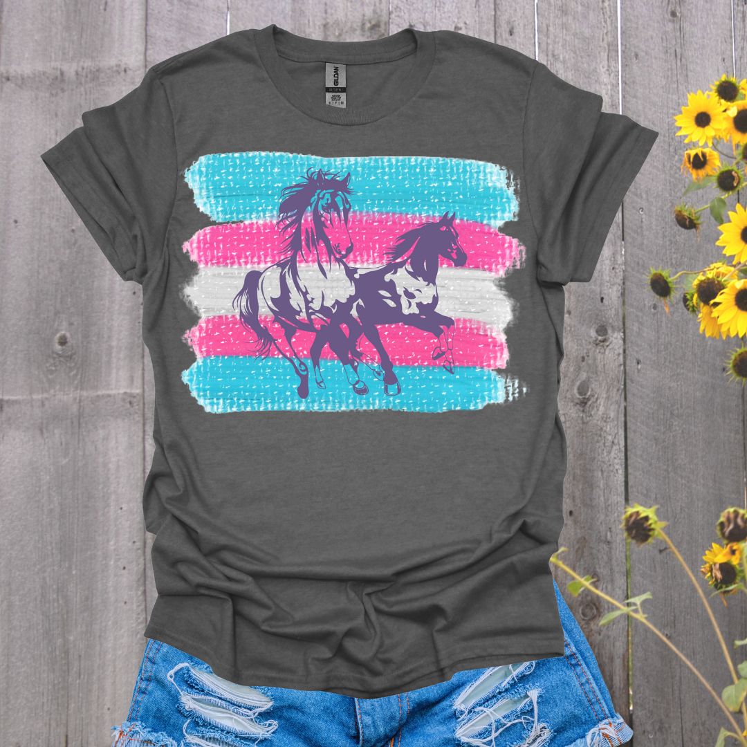 Trans Flag Horse T-Shirt