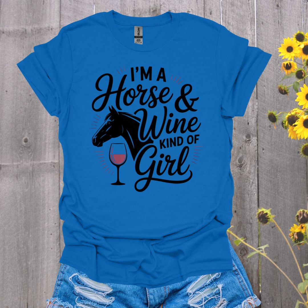 Horses and Wine Softstyle T-Shirt