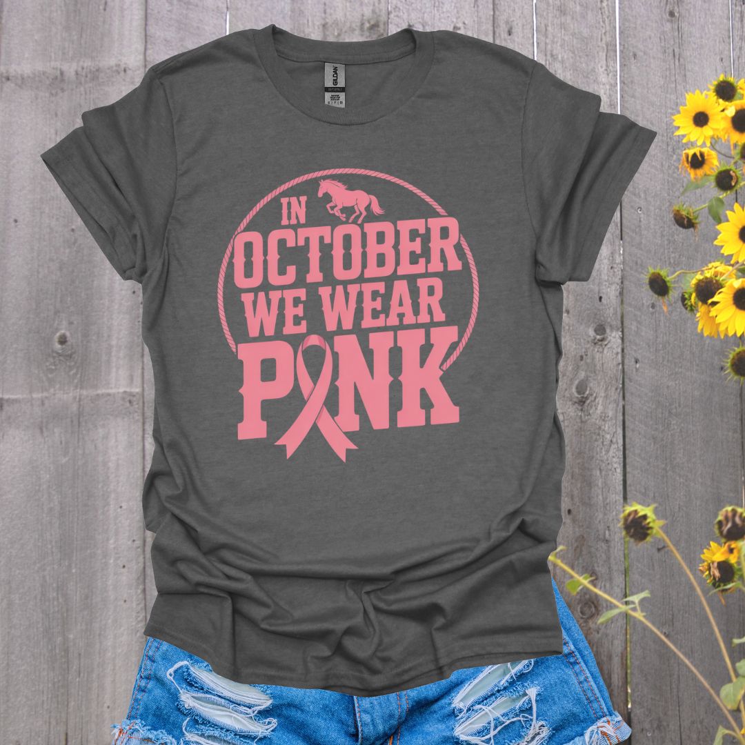 We Wear Pink Horse T-Shirt