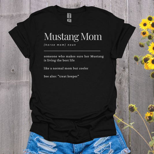 Mustang Mom Horse T-shirt