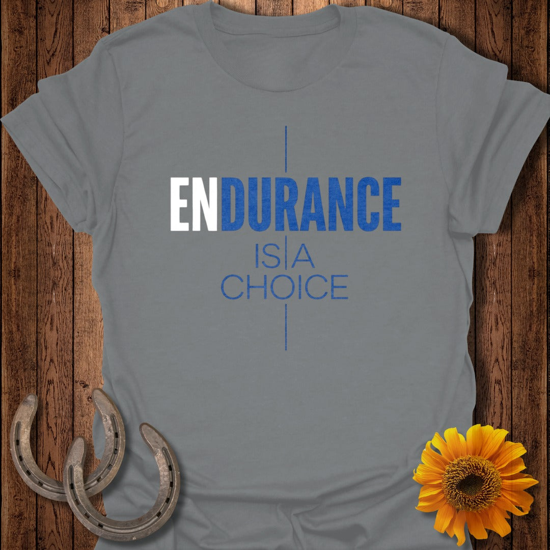 Endurance Is A Choice Motivational Shirt Product