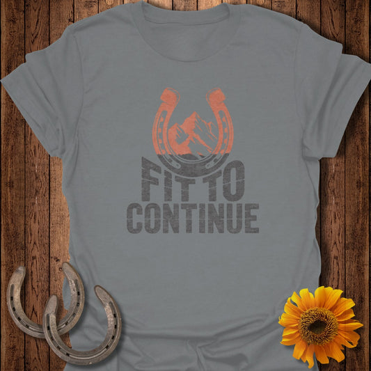 Fit To Continue Horseshoe Graphic Shirt Product