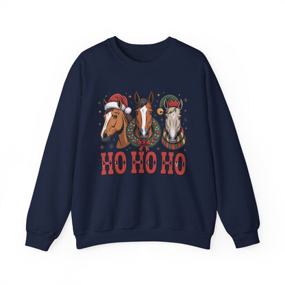 Ho Ho Ho Horse Crewneck Sweatshirt