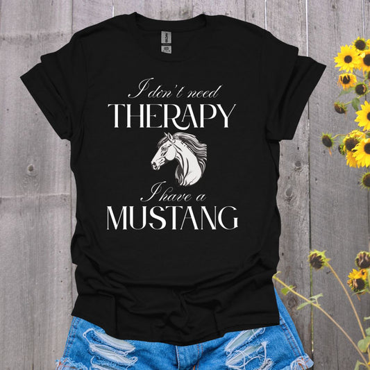 Need Therapy Mustang Horse T-Shirt