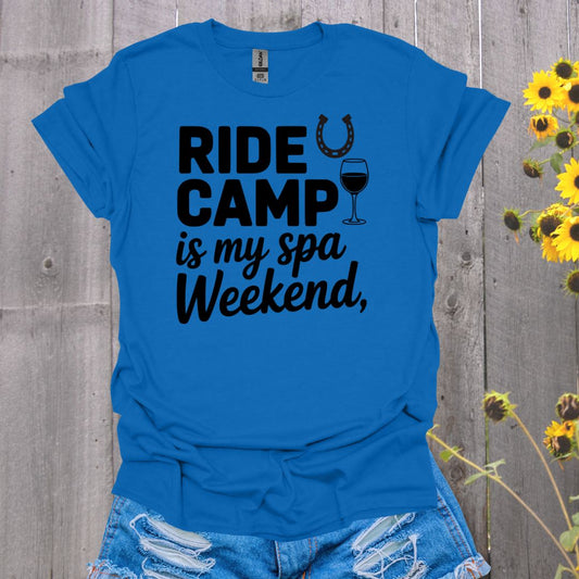 Ride Camp Spa Horse T-Shirt