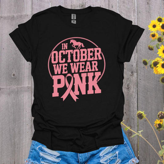 We Wear Pink Horse T-Shirt