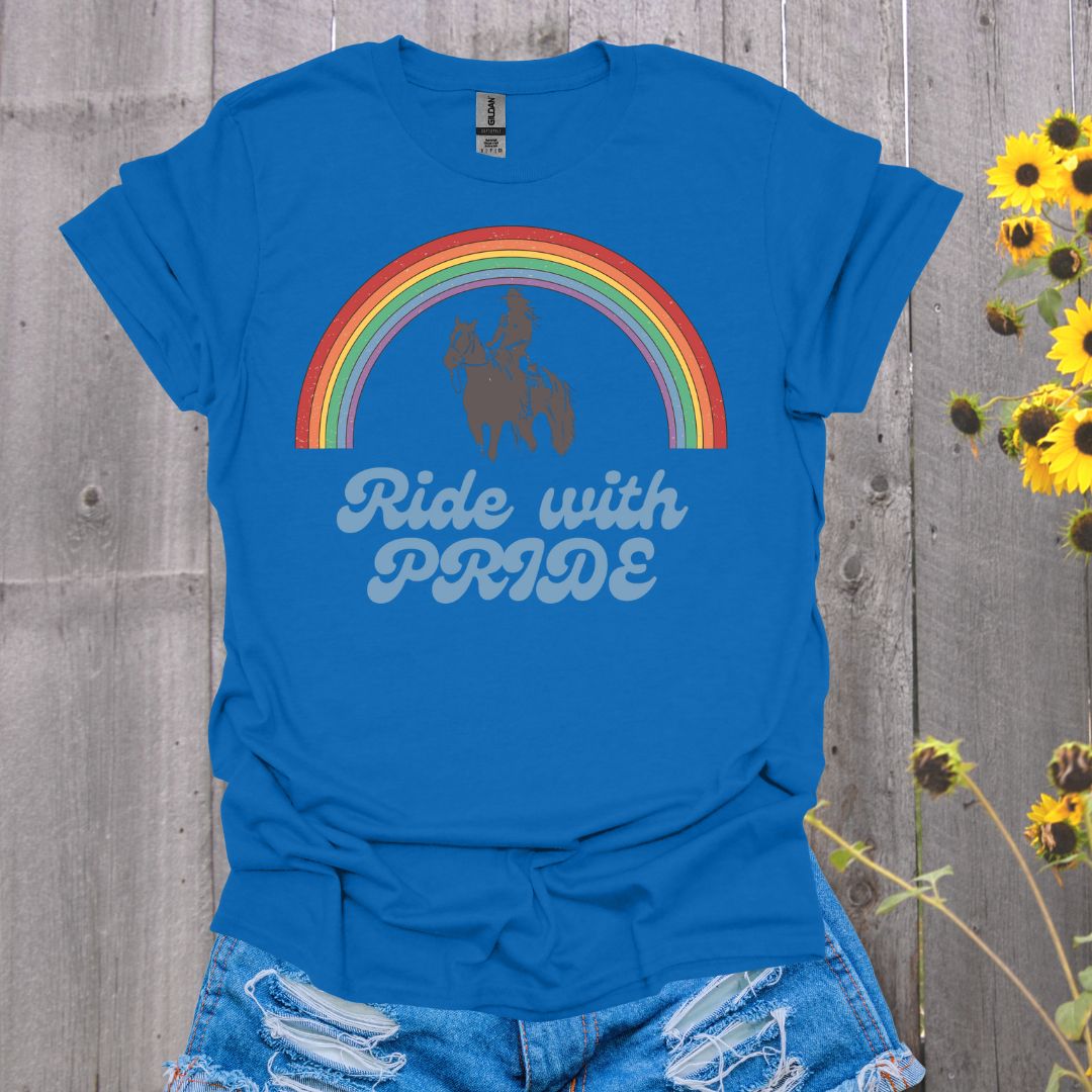 Ride With Pride Horse T-Shirt
