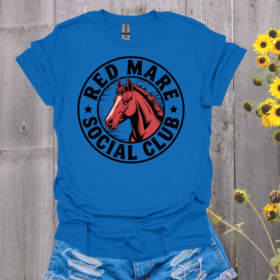 Red Mare Social Club Horse T-Shirt