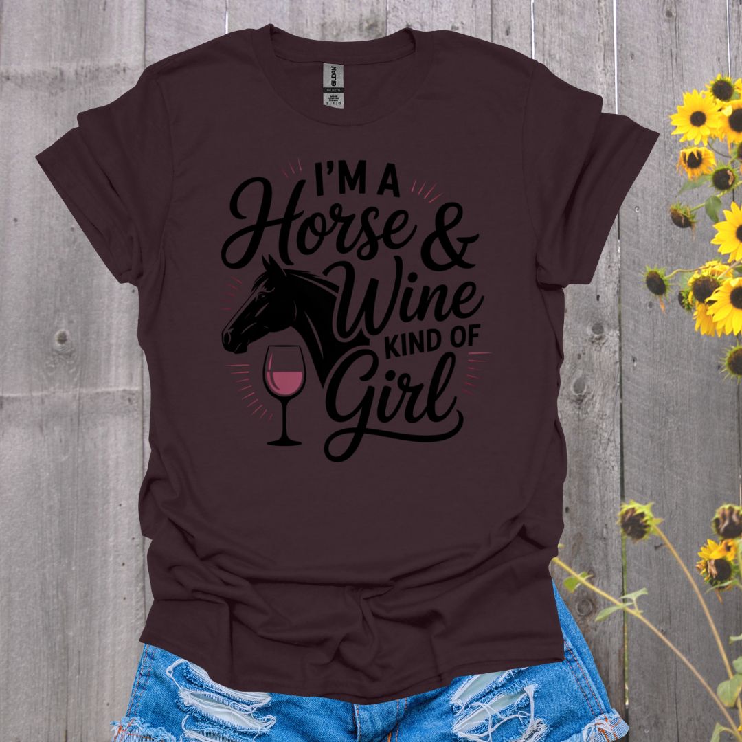 Horses and Wine Softstyle T-Shirt