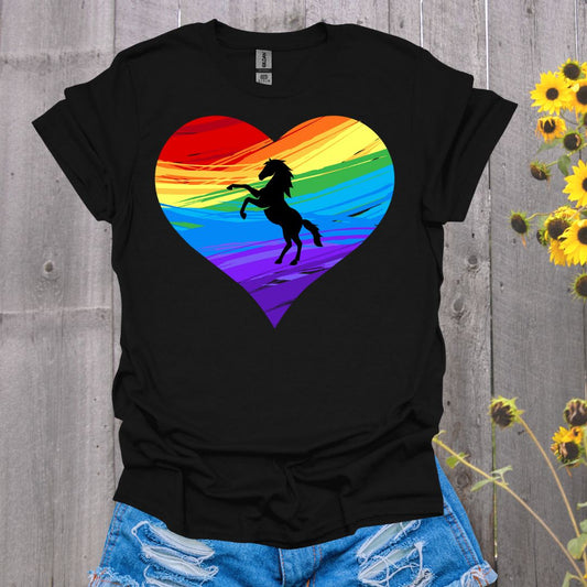 Rainbow Horse T-Shirt - Unisex Softstyle