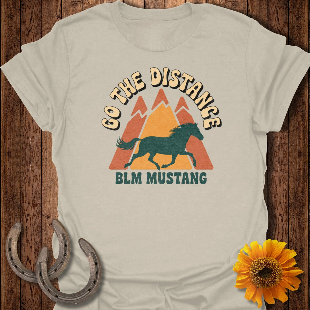 Go The Distance BLM Mustang Graphic T-Shirt