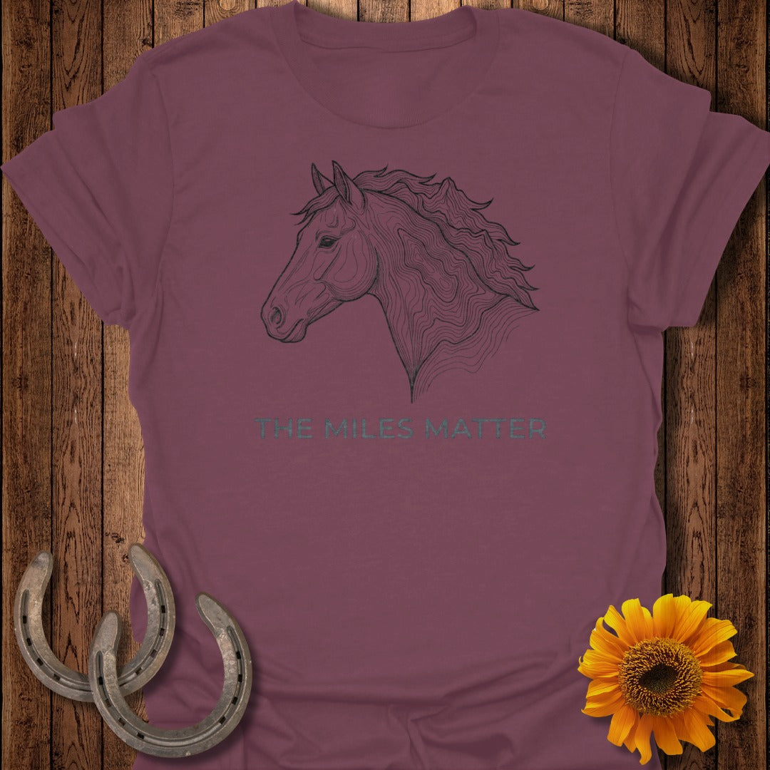 The Miles Matter Horse Design Graphic T-Shirt