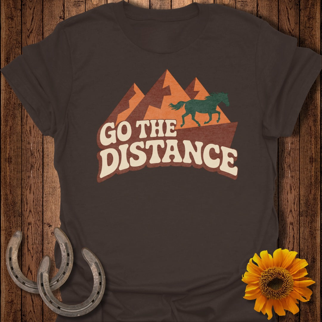Go The Distance Mountain Horse Graphic T-Shirt