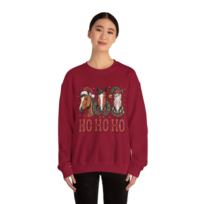 Ho Ho Ho Horse Crewneck Sweatshirt
