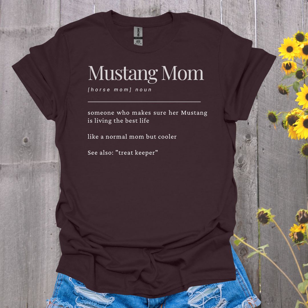 Mustang Mom Horse T-shirt