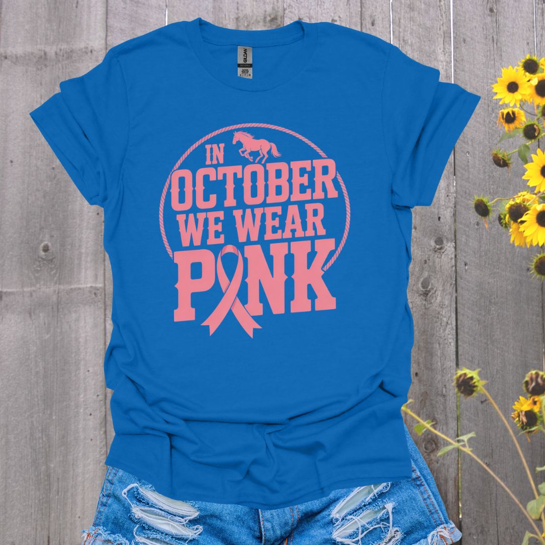 We Wear Pink Horse T-Shirt