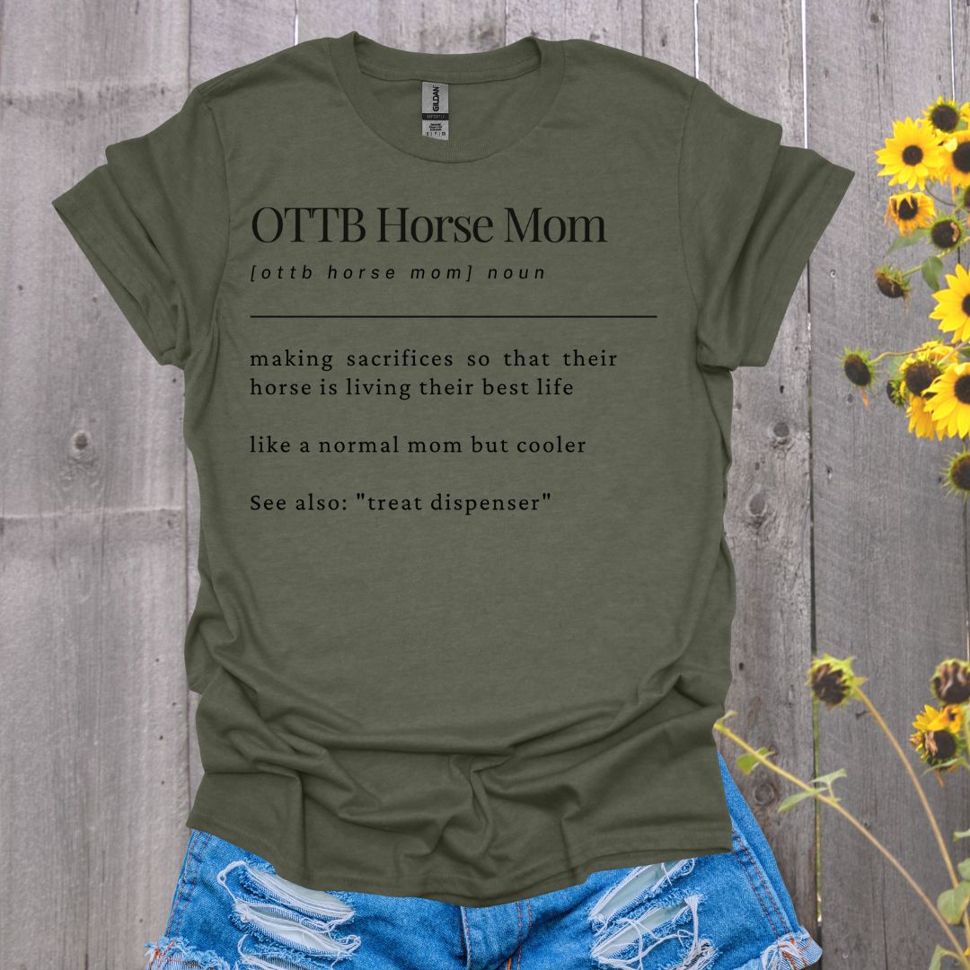 OTTB Horse Mom Softstyle T-Shirt