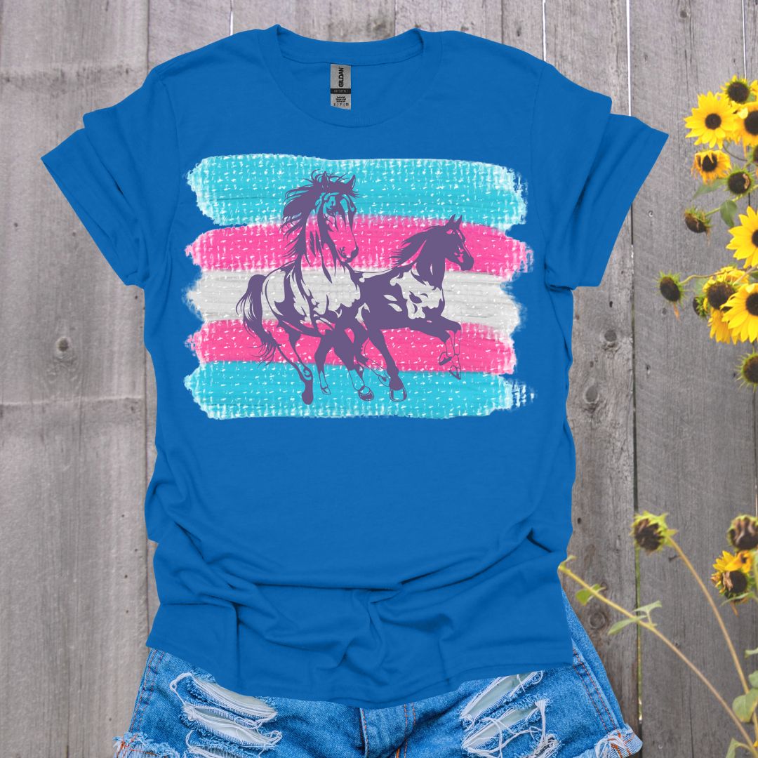 Trans Flag Horse T-Shirt