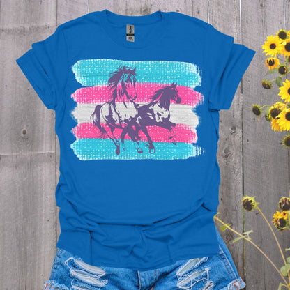 Trans Flag Horse T-Shirt