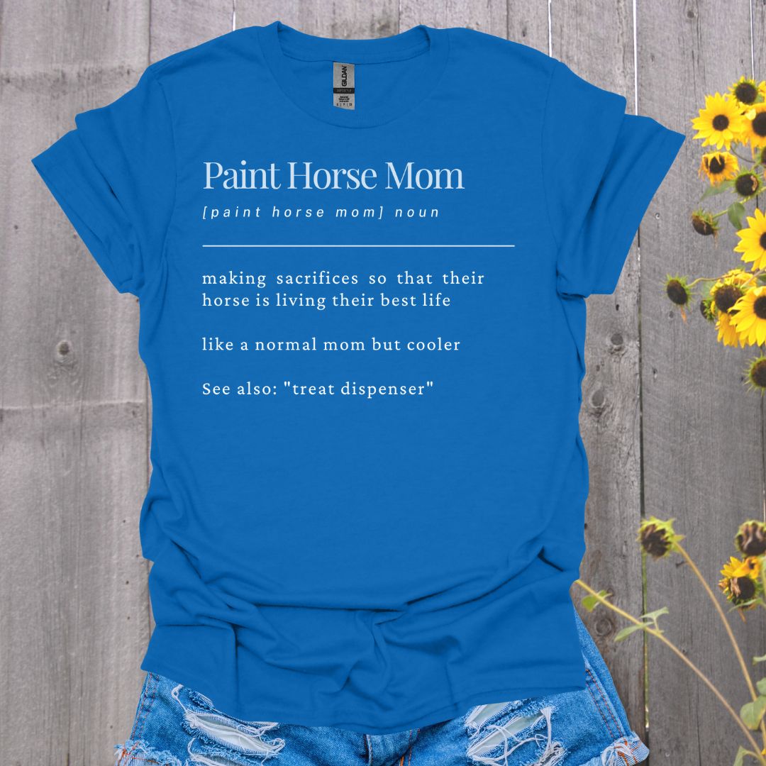 Paint Horse Mom Softstyle T-Shirt