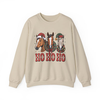 Ho Ho Ho Horse Crewneck Sweatshirt