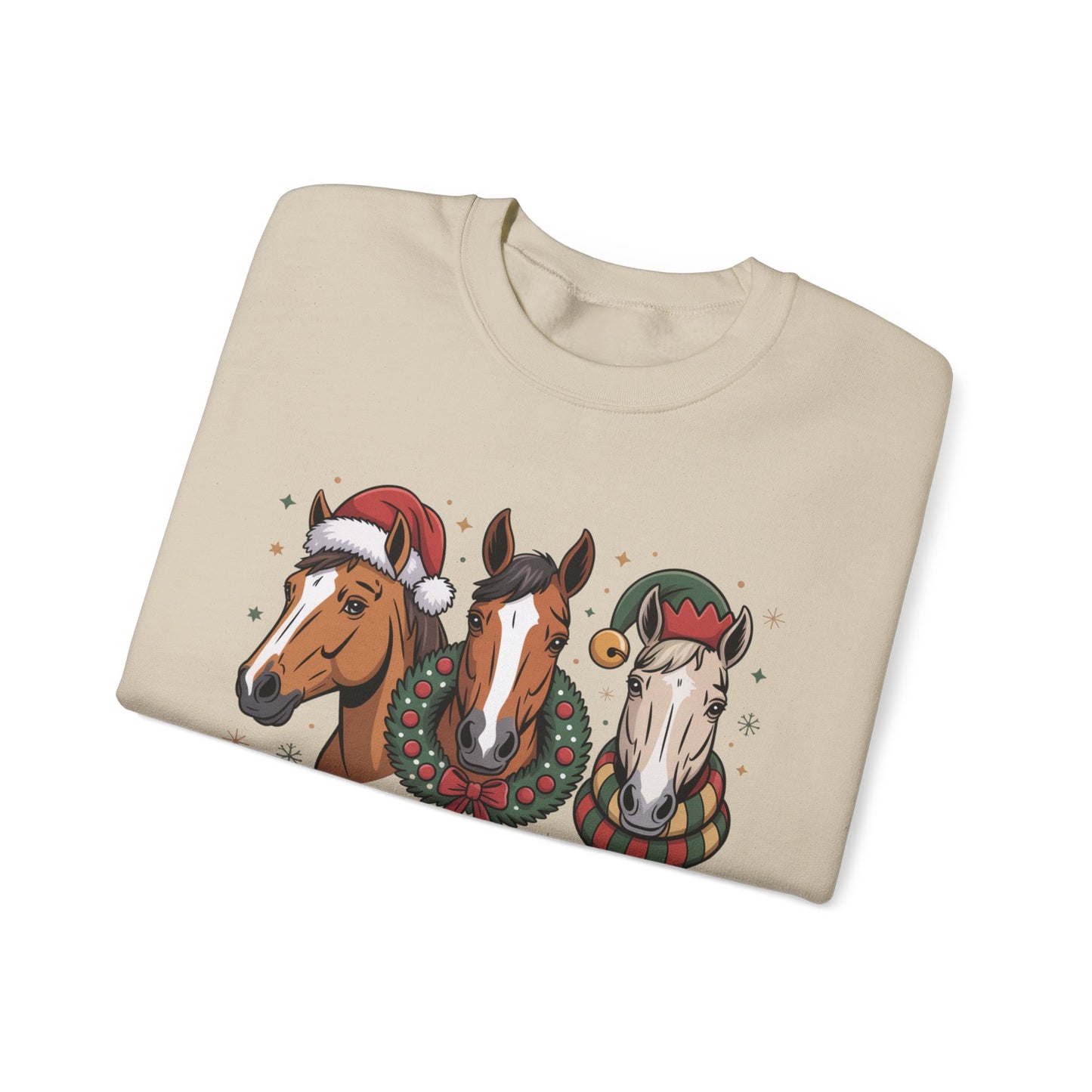 Ho Ho Ho Horse Crewneck Sweatshirt
