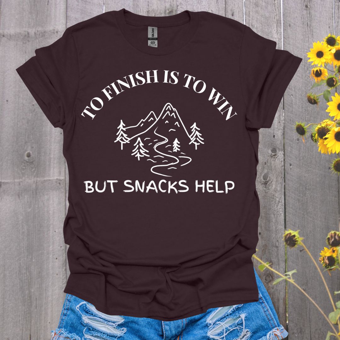 Snacks Help Endurance Rider Softstyle T-Shirt
