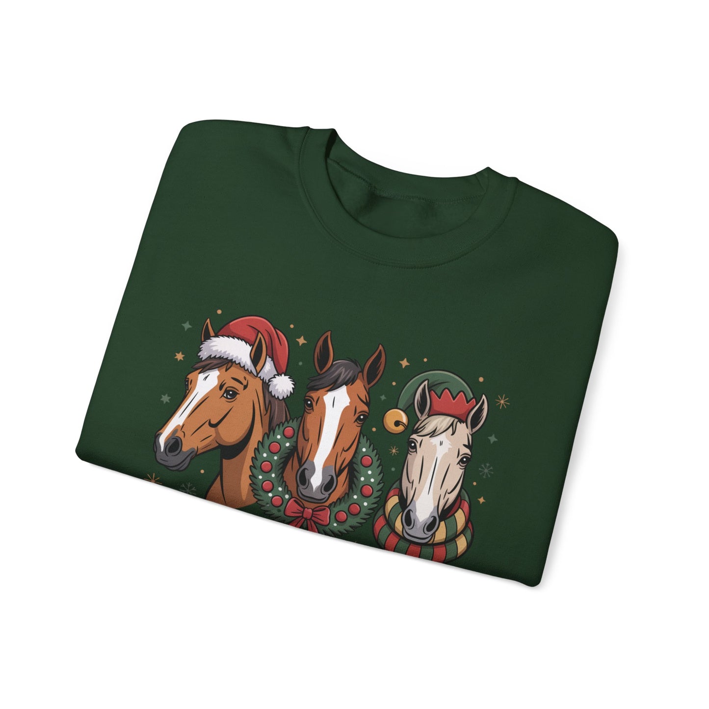 Ho Ho Ho Horse Crewneck Sweatshirt