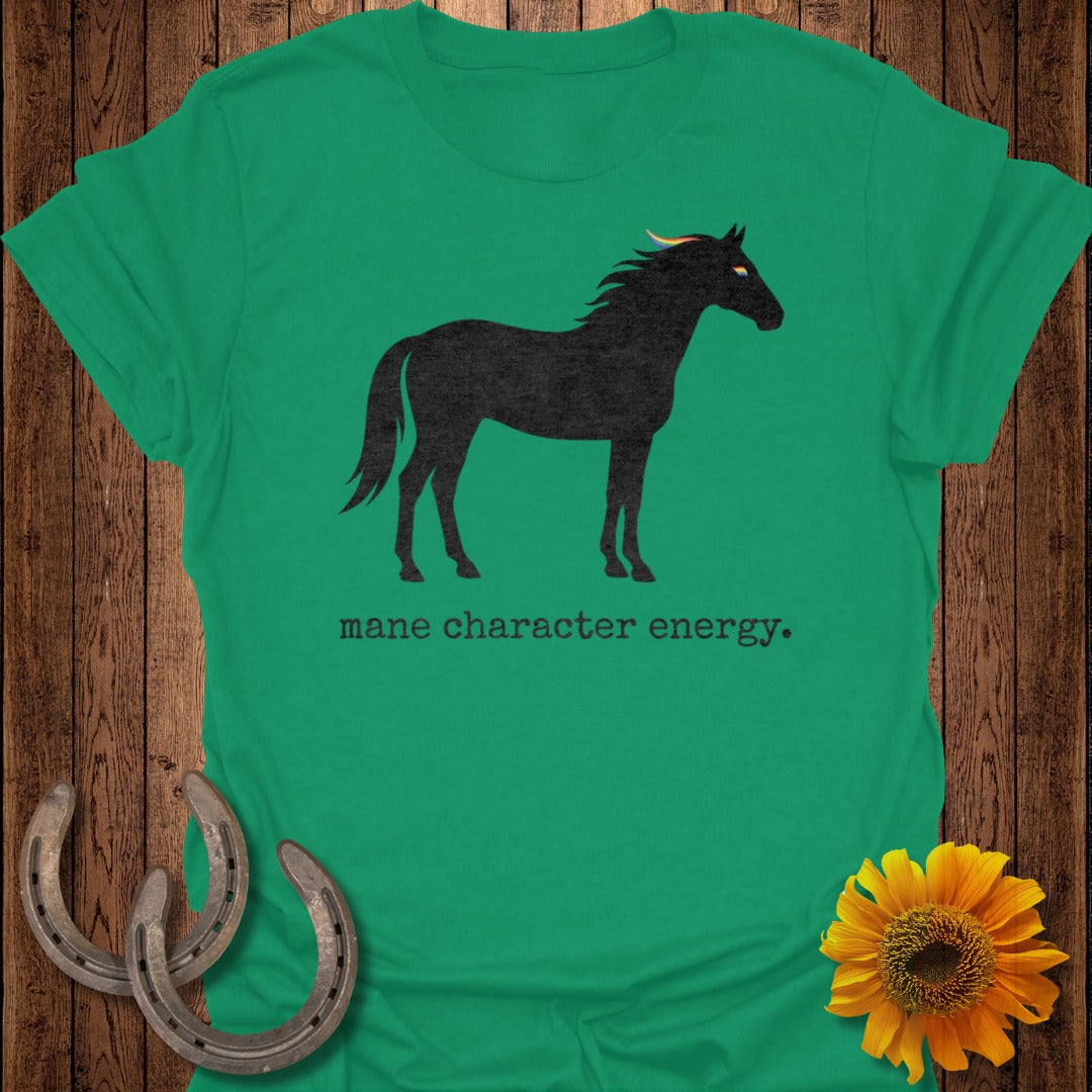 Mane Character Energy Horse Graphic Shirt Product