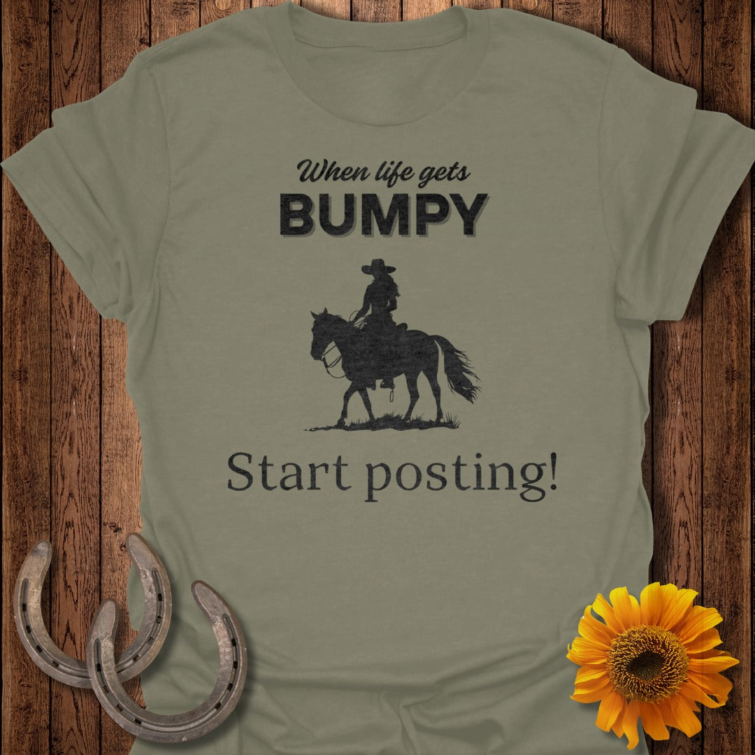 Start Posting - Western Horse T-Shirt