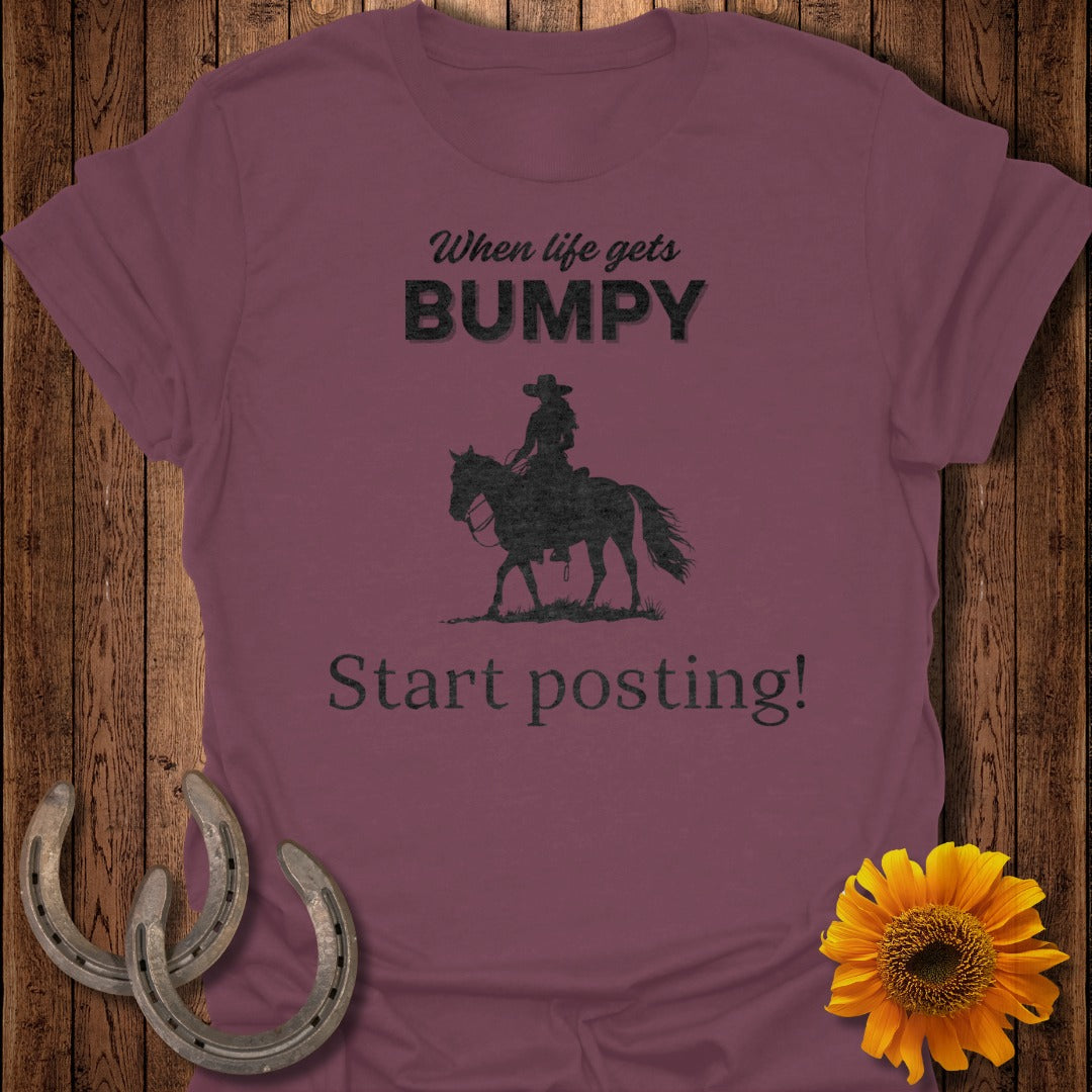 Start Posting - Western Horse T-Shirt