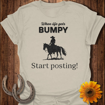Start Posting - Western Horse T-Shirt