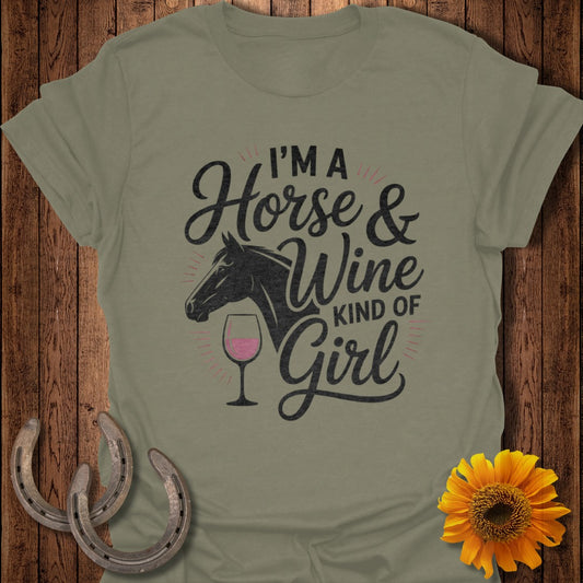 Horses and Wine Softstyle T-Shirt