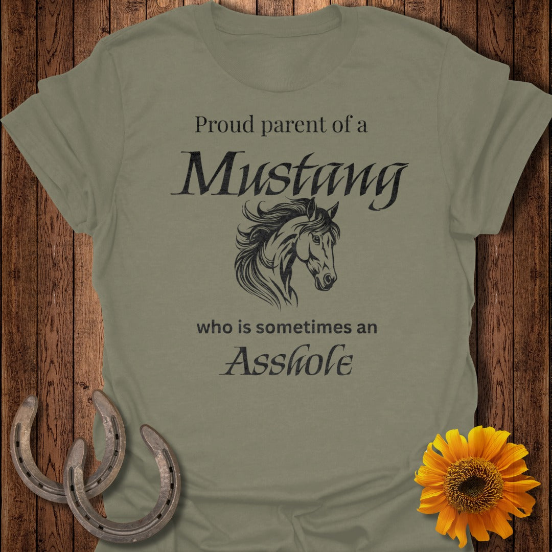 Proud Mom to a Mustang Unisex Softstyle T-Shirt