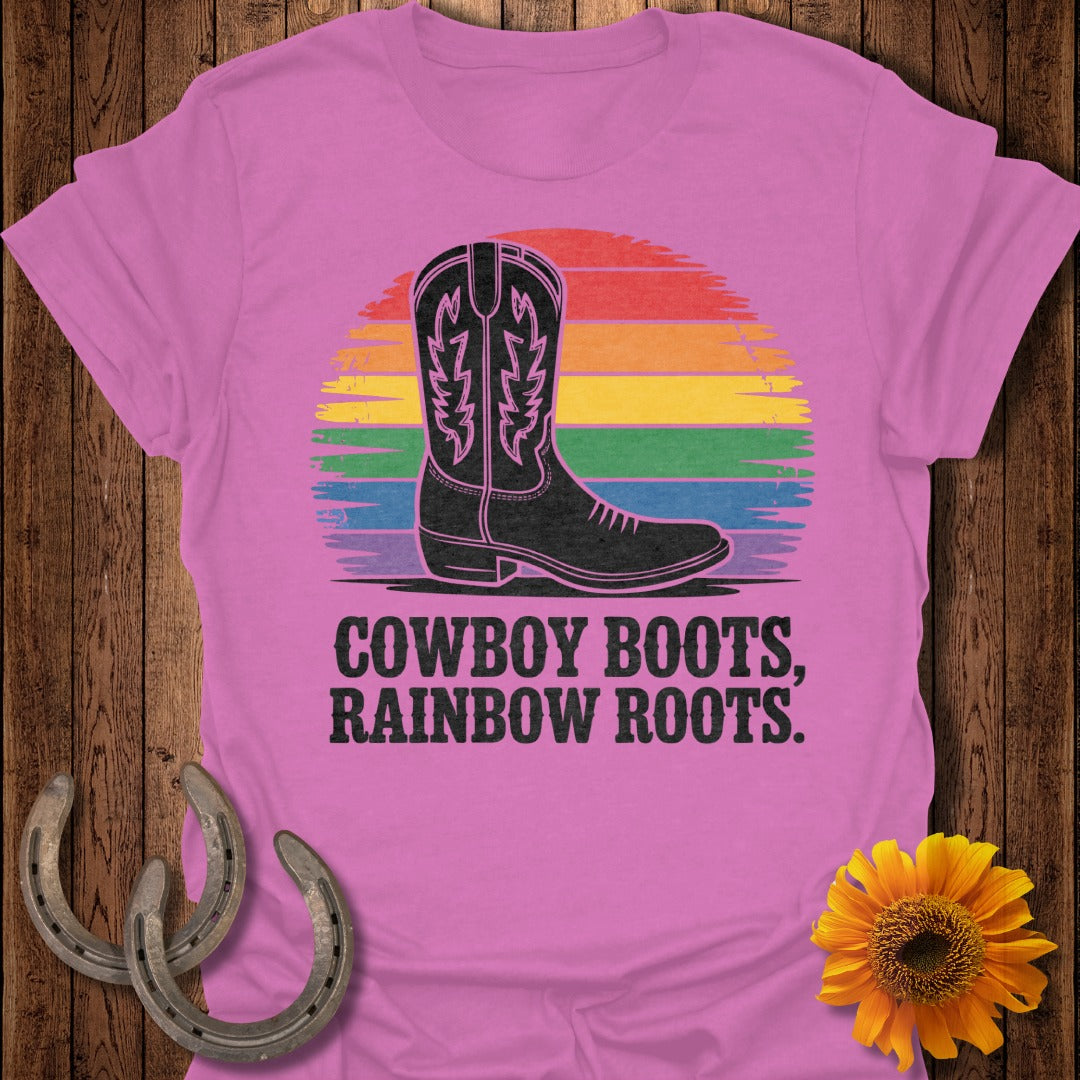Rainbow Boots Horse T-Shirt