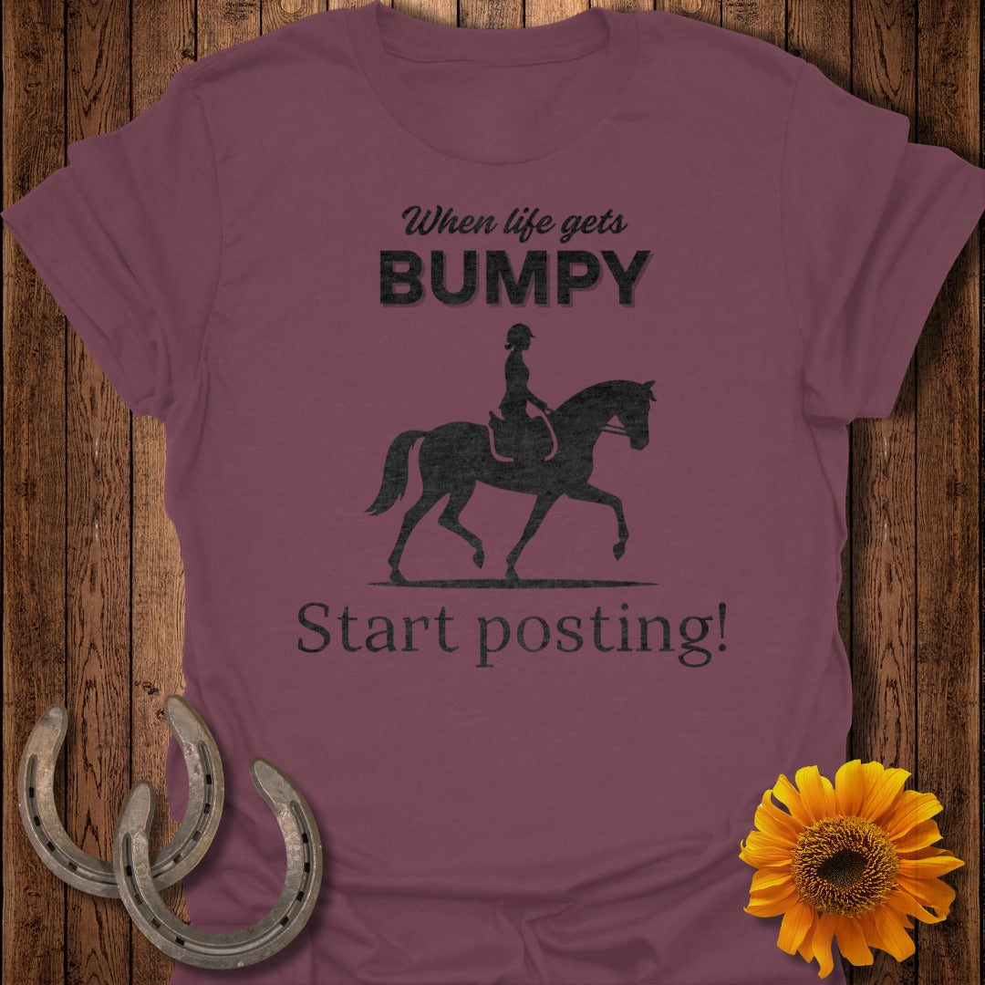 Start Posting - English Rider Horse T-Shirt
