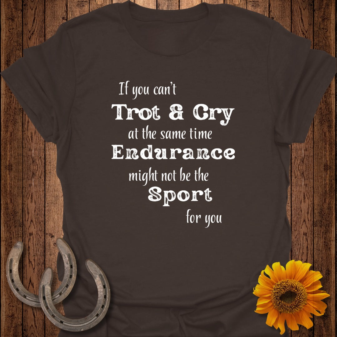 Trot and Cry Endurance Rider Softstyle T-Shirt