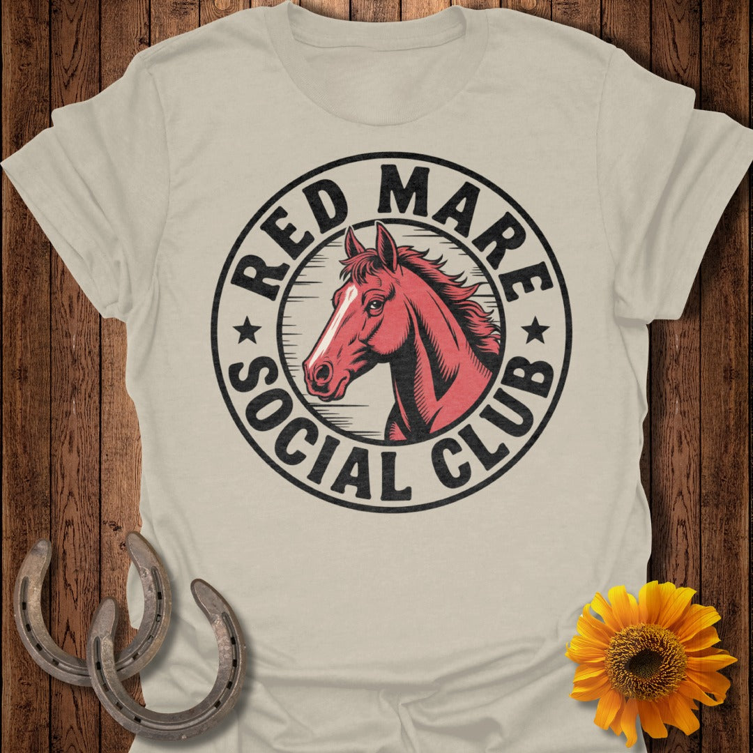 Red Mare Social Club Horse T-Shirt